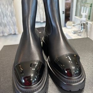 Chanel lug sole boots new 2023 size 39.5 short boots